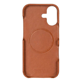 Burkley Leather Wallet Case - iPhone 17, Burnished Tan