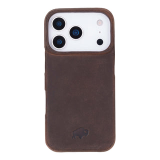 Burkley Leather Wallet Case - iPhone 17 Pro, Distressed Coffee