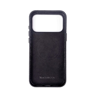 Burkley Leather Wallet Case - iPhone 17 Pro Max, Pebble Black