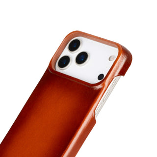 Burkley Leather Wallet Case - iPhone 17 Pro Max, Burnished Tan