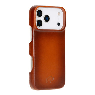 Burkley Leather Wallet Case - iPhone 17 Pro Max, Burnished Tan