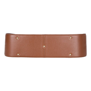 Carina Suede Leather Women's Shoulder Bag, Tan