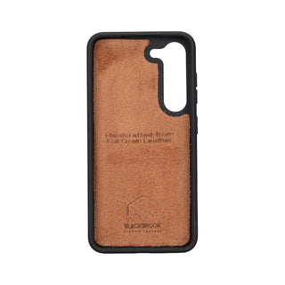 Carter Detachable Leather Wallet Case Galaxy S24, Burnished Tan