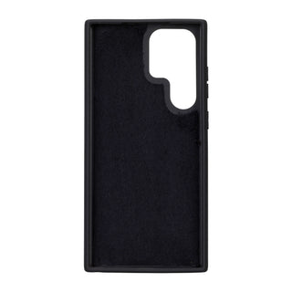 Carter Detachable Leather Wallet Case Galaxy S24 Ultra, Pebble Black