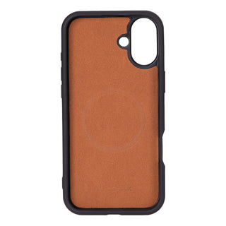 Carter Detachable Leather Wallet Case – iPhone 16 Plus, Pebble Black