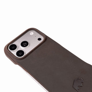 Dax Leather iPhone 17 Pro MagSafe Case, Distressed Coffee