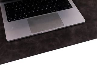 Natural Leather Desk Mat (48cm x 91 cm), Tan UnBranded