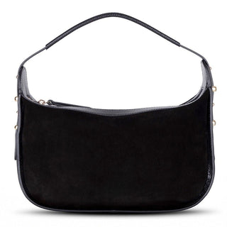 Dolcezza Suede Leather Women's Bag, Black
