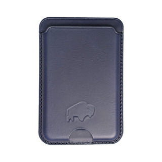 Duke Leather MagSafe Wallet, Deep Blue
