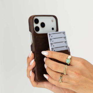 Duke Leather MagSafe Wallet, Distressed Coffee