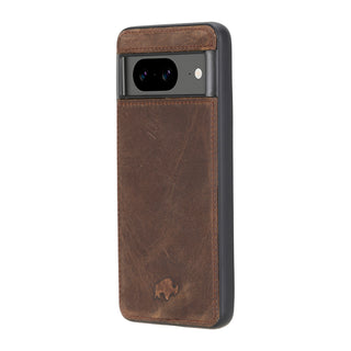 York Leather Snap-On Case – Pixel 8, Distressed Coffee