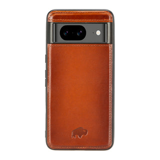 Carter Detachable Leather Wallet Case – Pixel 8, Burnished Tan