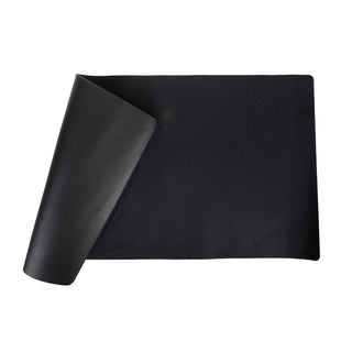 Natural Leather Desk Mat (37cm x 80 cm), Black UnBranded