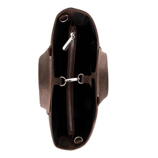 Valley Leather Tote Bag, Coffee