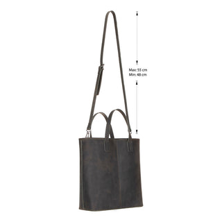 Valley Leather Tote Bag, Cypress