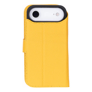 Carter Detachable Leather Wallet Case – iPhone Air, Yellow