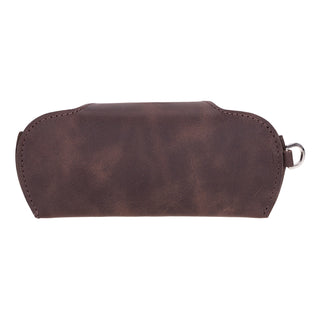 Harbor Leather Eyewear Case, Dark Brown