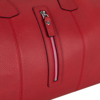 Dolly Full-Grain Leather Weekender Bag, Gray BlackBrook Case