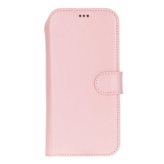 Carter Detachable Leather Wallet Case – iPhone 17 Pro Max, Pink