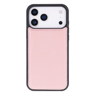 Carter Detachable Leather Wallet Case – iPhone 17 Pro Max, Pink