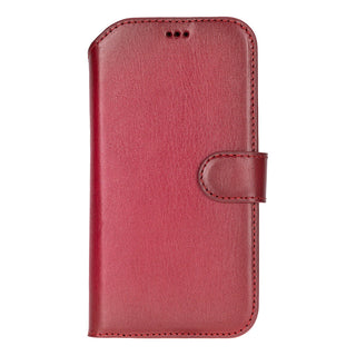 Carter Detachable Leather Wallet Case – iPhone Air, Red