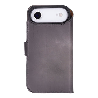 Carter Detachable Leather Wallet Case – iPhone Air, Gray