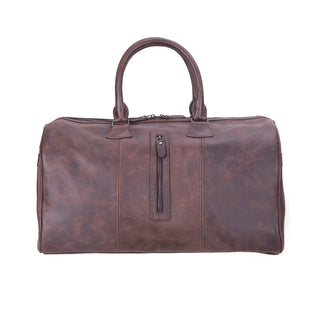 Dolly Full-Grain Leather Weekender Bag, Gray BlackBrook Case