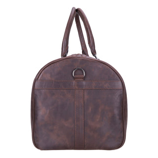 Dolly Full-Grain Leather Weekender Bag, Saddle Brown BlackBrook Case