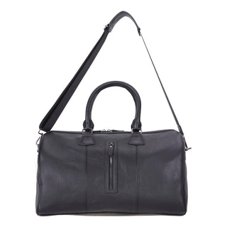 Dolly Full-Grain Leather Weekender Bag, Gray BlackBrook Case