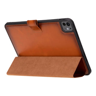 Trigon Leather Folio iPad Pro 13" (2024-M4), Rustic Tan