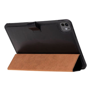 Trigon Leather Folio iPad Pro 13" (2024-M4), Rustic Black