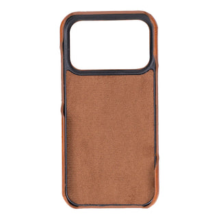 iPhone 17 Pro Leather Wallet Case - Burkley Classic 2-in-1 Detachable Folio, Rustic Tan