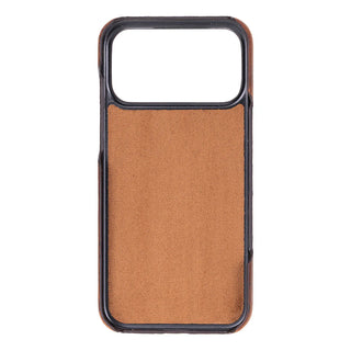 iPhone 17 Pro Max Leather Wallet Case - Burkley Classic 2-in-1 Detachable Folio, Saddle Brown