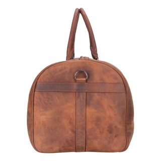 Dolly Full-Grain Leather Weekender Bag, Gray BlackBrook Case