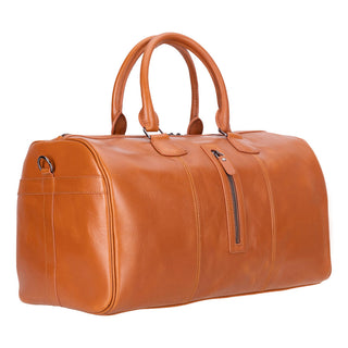 Dolly Full-Grain Leather Weekender Bag, Gray BlackBrook Case