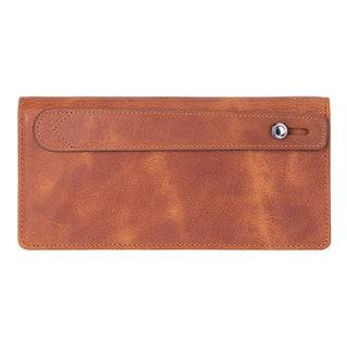 Aura Leather Women's Wallet, Golden Tan