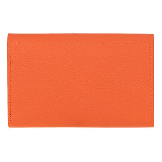 Linea Leather Women's Wallet, Orange
