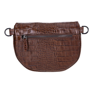 Marla Leather Crossbody Bag, Brown