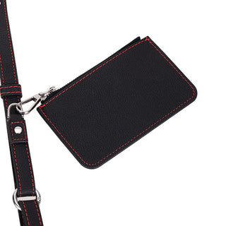 Marlow PU Leather Phone Strap & Wallet Set, Black