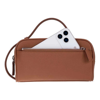 Trevor Leather Dopp Kit, Tan
