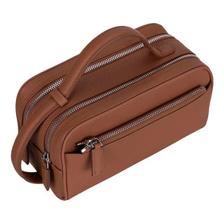 Trevor Leather Dopp Kit, Tan