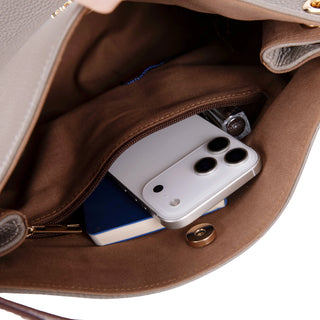 Carrera Calivra Leather Women's Shoulder Bag, Mink