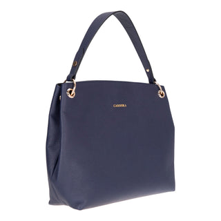 Carrera Calivra Leather Women's Shoulder Bag, Navy Blue