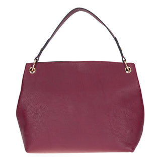 Carrera Calivra Leather Women's Shoulder Bag, Bordeaux