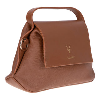 Carrera Arvelia Leather Women's Top Handle & Shoulder Bag, Tan