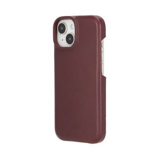 Mason Full-Grain Leather MagSafe Case – iPhone 15 Plus, Soft Bordeaux