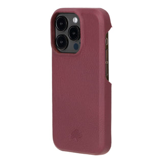 Mason Full-Grain Leather MagSafe Case – iPhone 15 Pro Max, Bordeaux