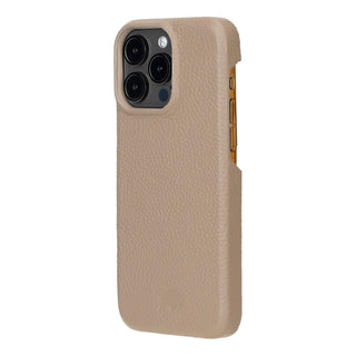 Mason Full-Grain Leather MagSafe Case – iPhone 15 Pro Max, Taupe