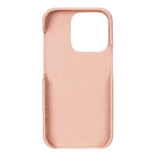 Mason Full-Grain Leather MagSafe Case – iPhone 15 Pro Max, Pink