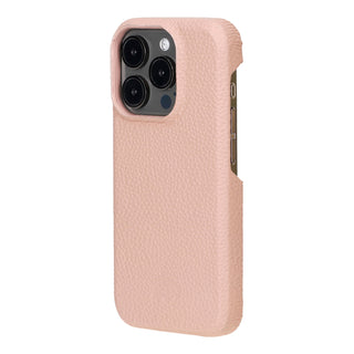 Mason Full-Grain Leather MagSafe Case – iPhone 15 Pro Max, Pink